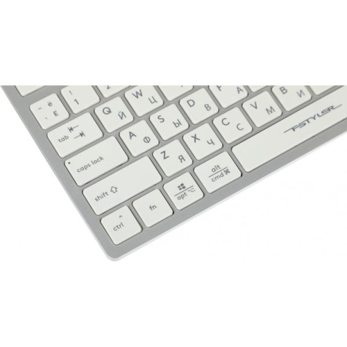 Клавиатура A4Tech Fstyler FX50 белый USB slim Multimedia (FX50 WHITE)