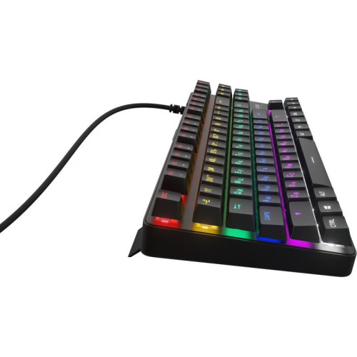 Клавиатура Oklick 969G SHOTGUN механическая черный USB Multimedia for gamer LED