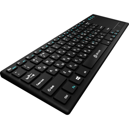 Клавиатура Oklick 830ST черный USB беспроводная slim Multimedia Touch