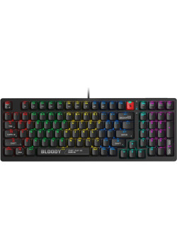 Клавиатура A4Tech Bloody S98 механическая черный USB for gamer LED (S98 BLACK)