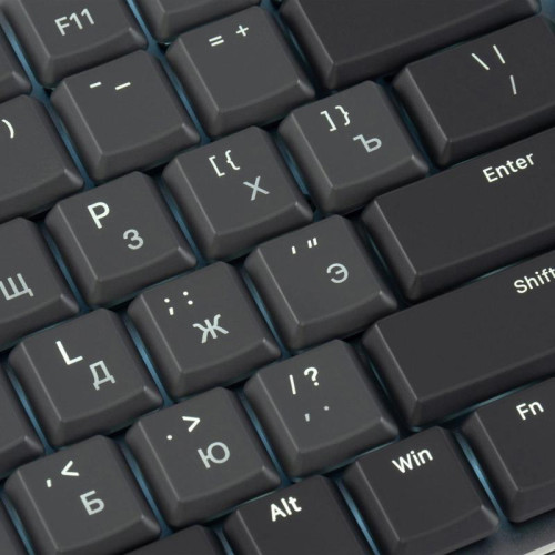 Клавиатура Oklick K953X механическая черный/серый USB Multimedia LED (1901086)