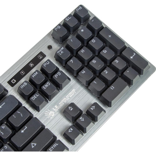 Клавиатура A4Tech Bloody B760 механическая серый USB for gamer LED (B760 GREY (BLACK SWITCH)) Клавиатура A4Tech Bloody B760 механическая серый USB for gamer LED (B760 GREY (BLACK SWITCH))