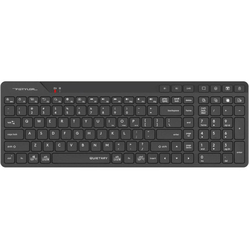 Клавиатура A4Tech Fstyler FBK27C AS черный USB беспроводная BT/Radio slim Multimedia (FBK27C AS)