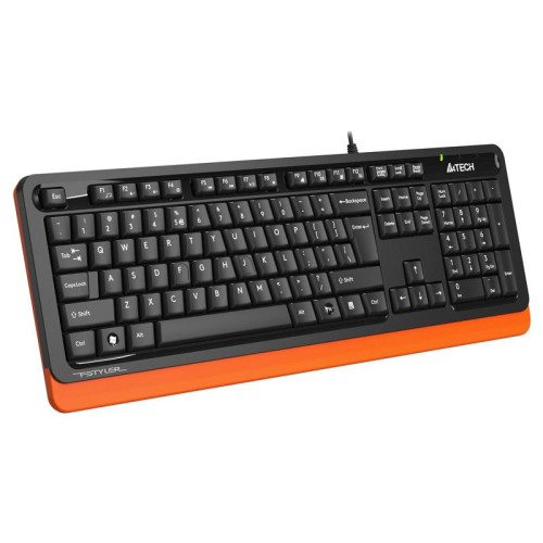 Клавиатура A4Tech Fstyler FKS10 черный/оранжевый USB (FKS10 ORANGE)