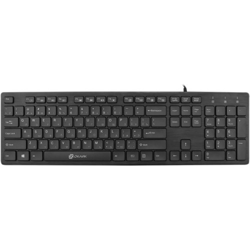 Клавиатура Oklick 520M2U черный/черный USB slim Multimedia