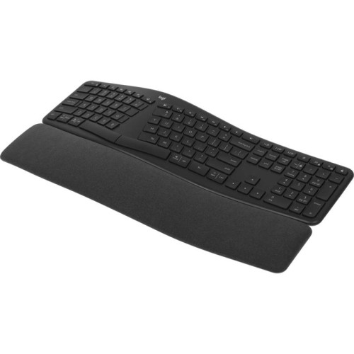 Клавиатура Logitech K860 черный USB беспроводная BT Multimedia Ergo (подставка для запястий) (920-010359)