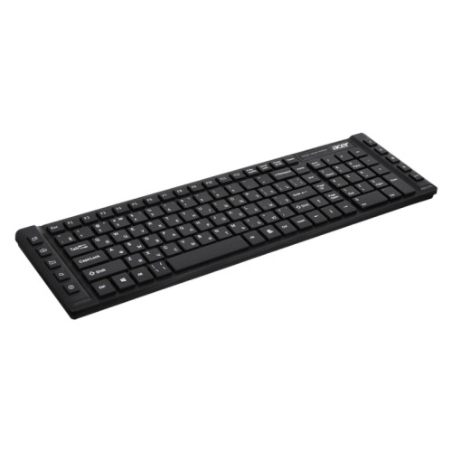 Клавиатура Acer OKW010 черный USB slim Multimedia (ZL.KBDEE.002) Клавиатура Acer OKW010 черный USB slim Multimedia (ZL.KBDEE.002)