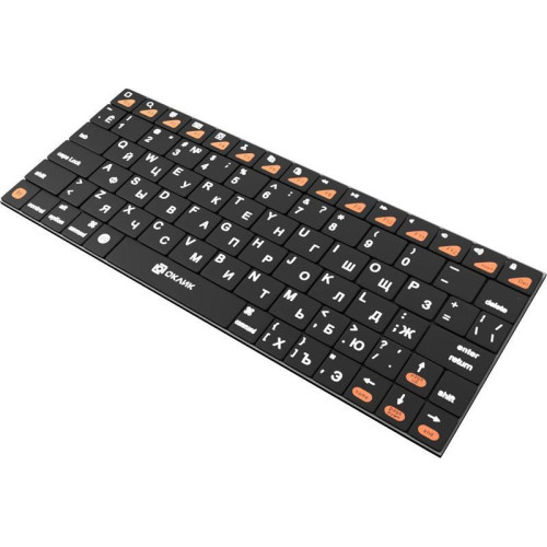 Клавиатура Oklick 840S черный USB беспроводная BT slim (754787) Клавиатура Oklick 840S черный USB беспроводная BT slim (754787)