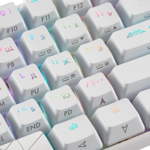 Клавиатура GMNG GG-KB505XW механическая белый USB беспроводная BT/Radio for gamer LED (1910522)