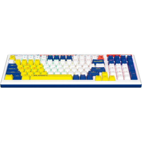 Клавиатура A4Tech Bloody B950 механическая синий USB for gamer LED (B950)