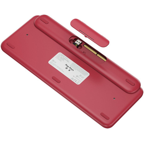 Клавиатура/ Logitech Keyboard POP KEYS HEARTBREAKER_ROSE