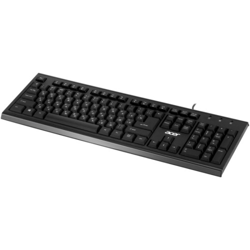 Клавиатура Acer OKW120 черный USB Multimedia (ZL.KBDEE.006)