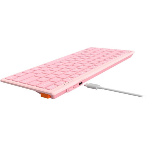 Клавиатура A4Tech Fstyler FBX51C розовый USB беспроводная BT/Radio slim Multimedia (FBX51C PINK)