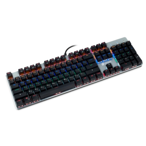Клавиатура Oklick 970G Dark Knight механическая черный/серебристый USB for gamer LED