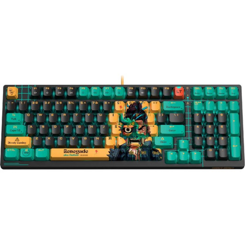 Клавиатура A4Tech Bloody AT98 Renegade механическая черный/зеленый USB for gamer LED (AT98)