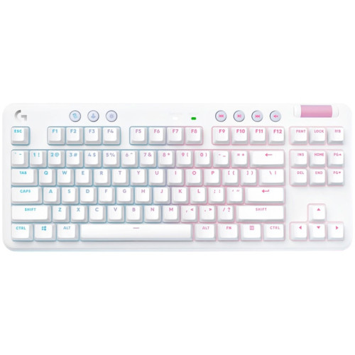 Клавиатура/ Logitech Gaming Keyboard  G715 TKL LIGHTSPEED RGB OFF WHITE