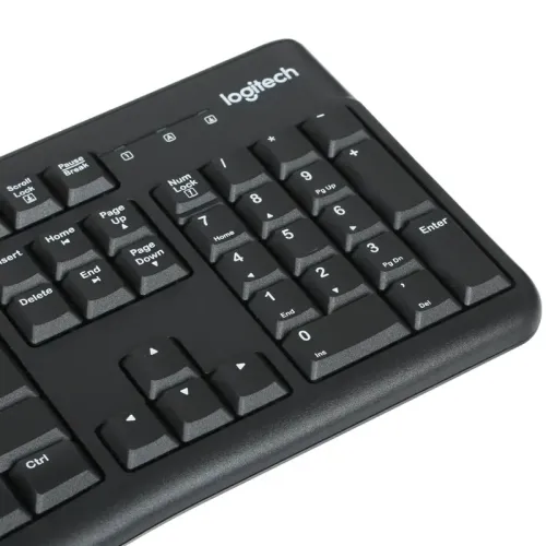 Клавиатура Logitech K120 (USB, waterproof, low profile) OEM [920-002522]