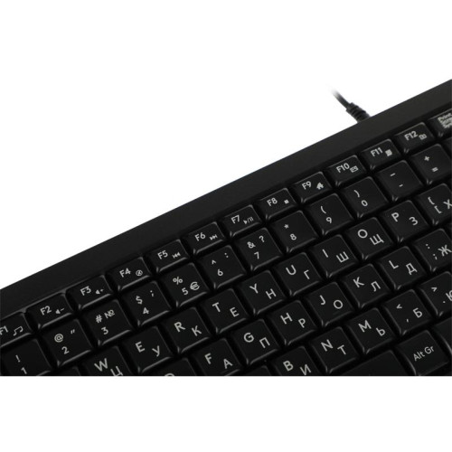 Клавиатура A4Tech Fstyler FK15 черный USB (FK15 BLACK)