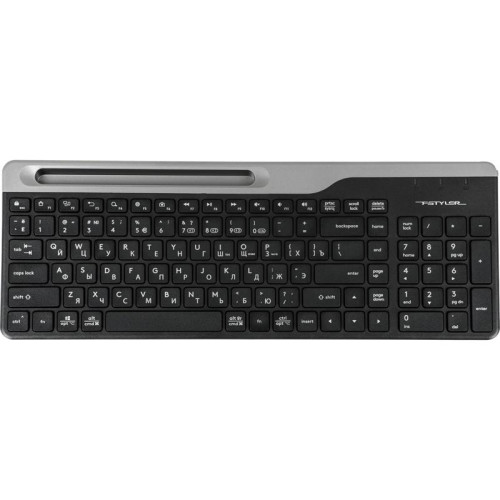 Клавиатура A4Tech Fstyler FBK25 черный/серый USB беспроводная BT/Radio slim Multimedia (FBK25 BLACK)
