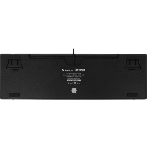 Клавиатура DEFENDER MECHANICAL AXEMAN GK-302 RU 45306
