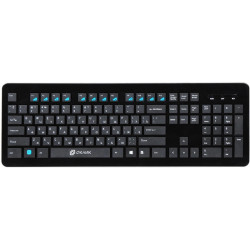 Клавиатура Oklick 870S черный USB беспроводная slim Multimedia