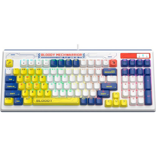 Клавиатура A4Tech Bloody B950 механическая синий USB for gamer LED (B950)