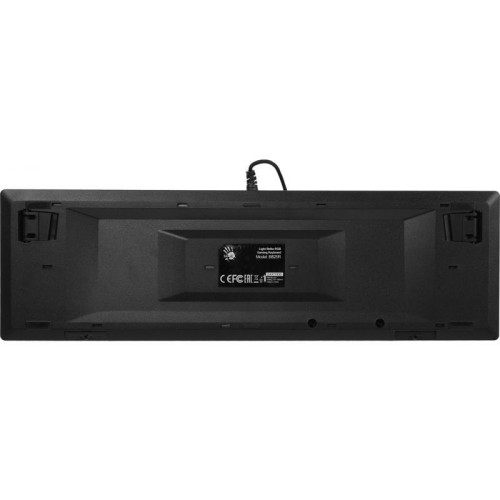 Клавиатура A4Tech Bloody B825R механическая черный USB for gamer LED (подставка для запястий) (B825R (RED SWITCHES))