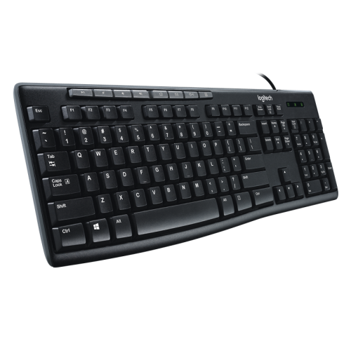 Клавиатура/ Logitech Keyboard Media K200 USB Ret
