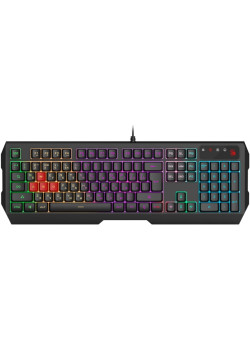 Клавиатура A4Tech Bloody B140N черный USB Multimedia for gamer LED (подставка для запястий) (B140N)