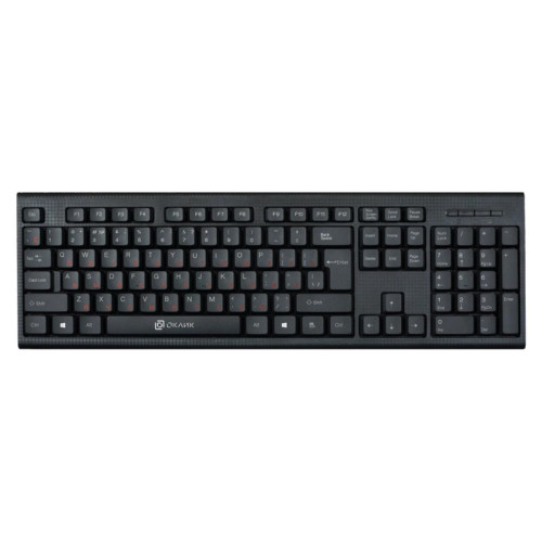 Клавиатура Oklick 120M черный USB (1083044)