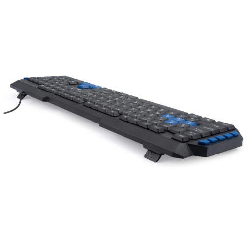Клавиатура Oklick 750G FROST WAR черный/черный USB Multimedia for gamer (337452)