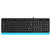 Клавиатура A4Tech Fstyler FKS10 черный/синий USB (FKS10 BLUE) Клавиатура A4Tech Fstyler FKS10 черный/синий USB (FKS10 BLUE)