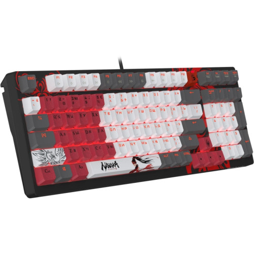 Клавиатура A4Tech Bloody S98 Naraka BLMS Plus механическая черный/красный USB for gamer LED (S98 NARAKA BLMS RED PLUS)