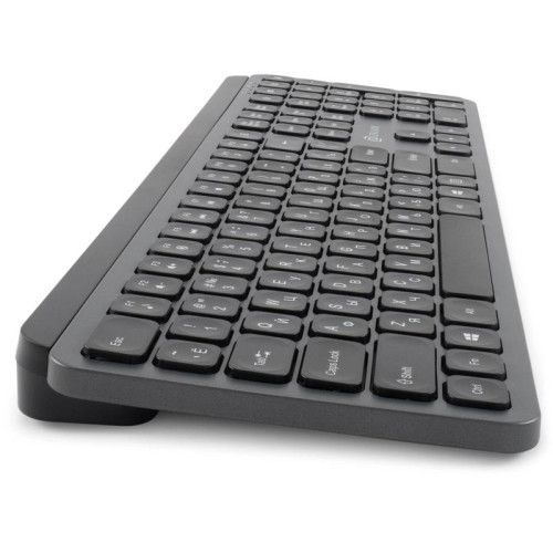 Клавиатура Oklick K859W серый/черный USB беспроводная slim Multimedia (2002136)
