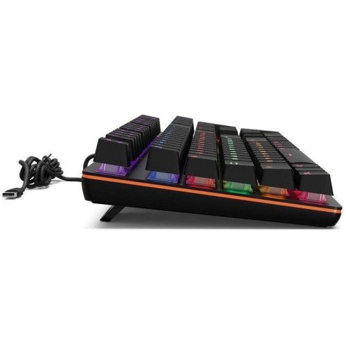 Клавиатура Oklick 990 G2 механическая черный USB Multimedia for gamer LED (1875240)