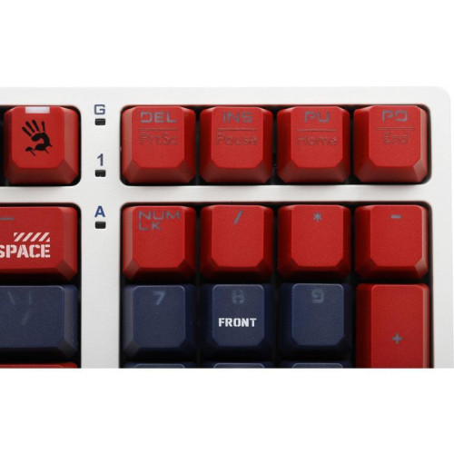 Клавиатура A4Tech Bloody S98 механическая синий/белый USB for gamer LED (SPORTS NAVY)