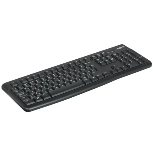 Клавиатура Logitech K120 (USB, waterproof, low profile) OEM [920-002522]