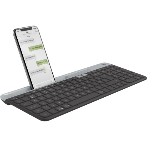 Клавиатура/ Logitech Keyboard Slim K580 Bluetooth Multi-Device GRAPHITE
