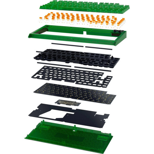 Игровая клавиатура Razer BlackWidow V4 75% - Phantom Green Ed. - US Layout/ Razer BlackWidow V4 75% - Phantom Green Ed. Gaming keyboard- US Layout Игровая клавиатура Razer BlackWidow V4 75% - Phantom Green Ed. - US Layout/ Razer BlackWidow V4 75% - Phantom Green Ed. Gaming keyboard- US Layout