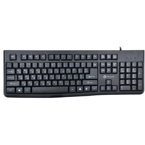 Клавиатура Oklick K135 черный USB (1914788)