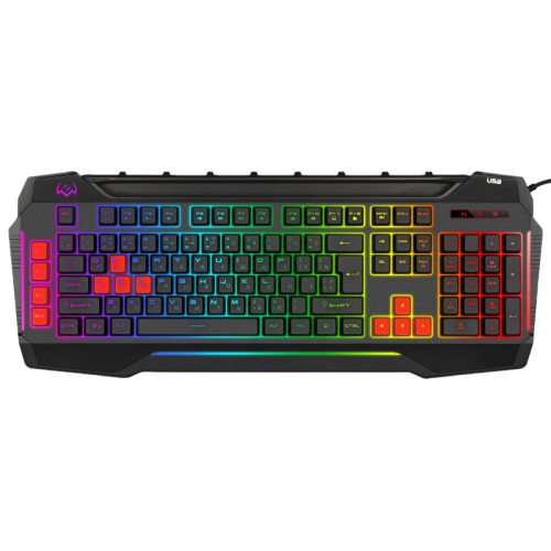Игровая клавиатура SVEN KB-G8800 (109 кл, макросы, RGB-подсветка, звук. индикация, USB-порт)