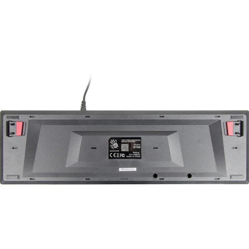 Клавиатура A4Tech Bloody B760 механическая серый USB for gamer LED (B760 GREY (BLACK SWITCH))