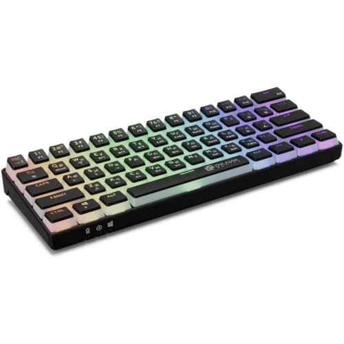 Клавиатура Oklick K763W механическая черный USB беспроводная BT/Radio Multimedia for gamer LED (1920548)