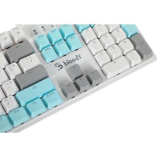 Клавиатура A4Tech Bloody S510N механическая белый USB for gamer LED (S510N (ICY WHITE ))