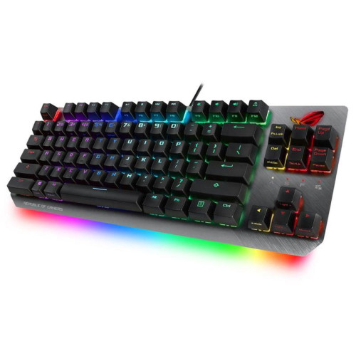 Клавиатура ASUS X801 STRIX SCOPE NX TKL D ROG NX Red 80% ABS USB (90MP00N6-BKRA00)