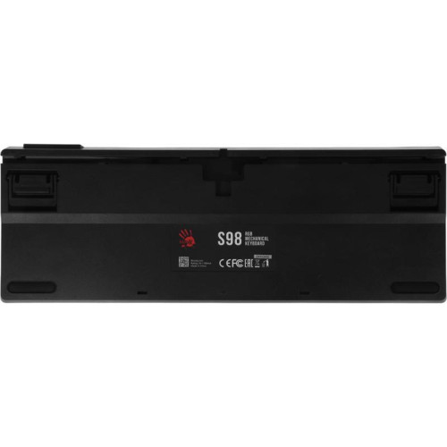 Клавиатура A4Tech Bloody S98 Sports Lime BLMS Plus механическая желтый/серый USB for gamer LED (S98 SPORTS LIME BLMS RED PLUS)