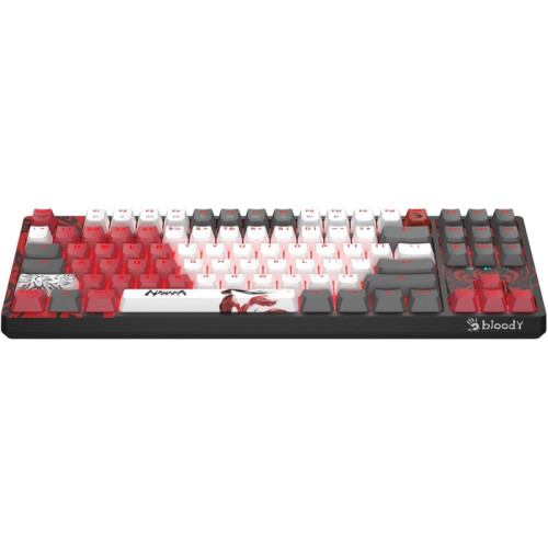 Клавиатура A4Tech Bloody S87 Naraka механическая черный/красный USB for gamer LED (S87 NARAKA)