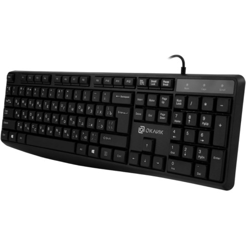 Клавиатура Oklick 145M черный USB (1659983)