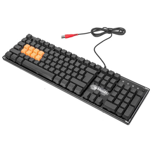 Клавиатура A4Tech Bloody B3370R черный USB Multimedia for gamer LED (подставка для запястий) Клавиатура A4Tech Bloody B3370R черный USB Multimedia for gamer LED (подставка для запястий)