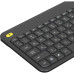 Клавиатура Logitech K400 Plus черный USB беспроводная (920-007173)